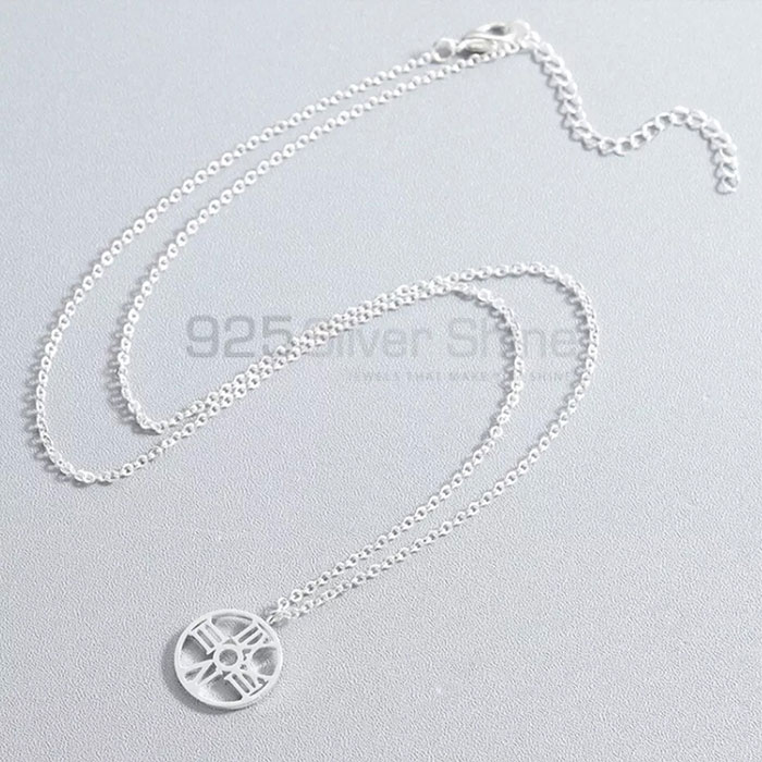 Sterling Silver Geometric Minimalist Necklace For Any Occasions GMMN298
