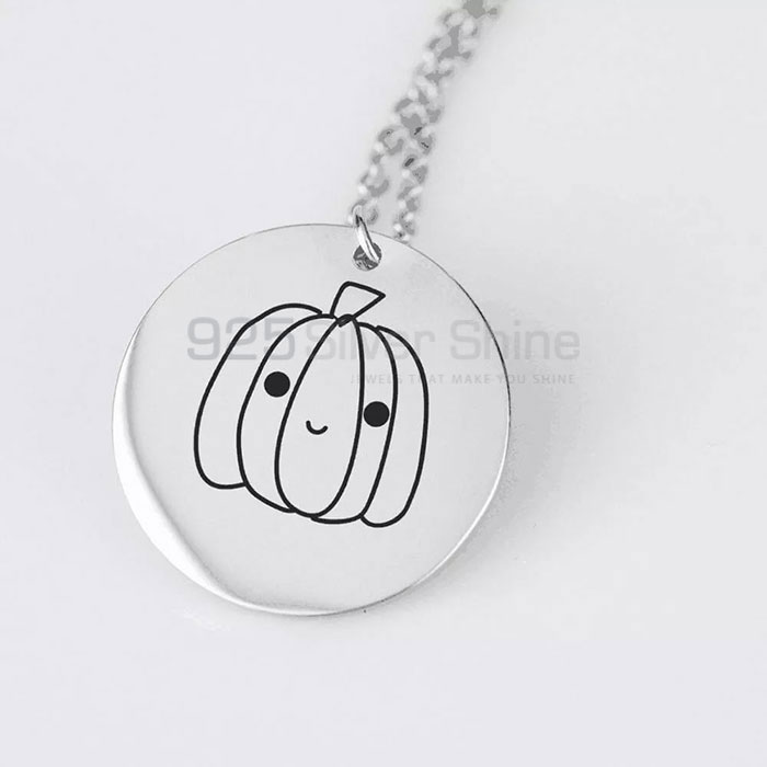 Sterling Silver Halloween Minimalist Necklace HOME328