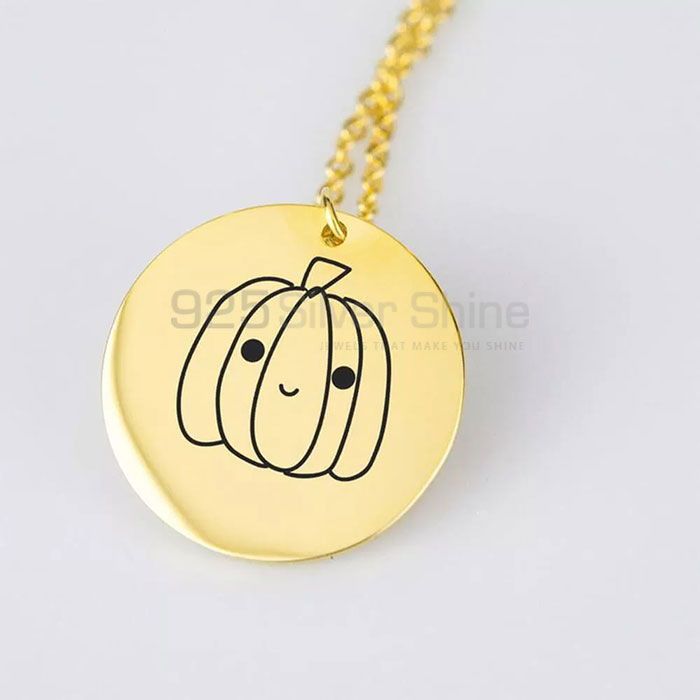 Sterling Silver Halloween Minimalist Necklace HOME328_0
