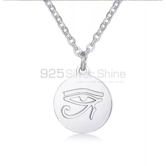 Sterling Silver Handmade Horus Eye Necklace SMMN576