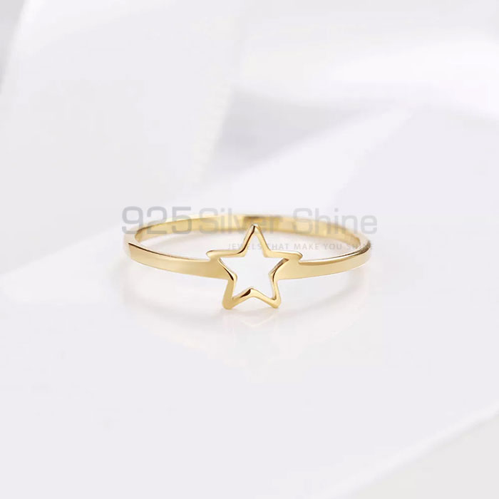 Sterling Silver Light Weight Star Looking Ring STMR538_0