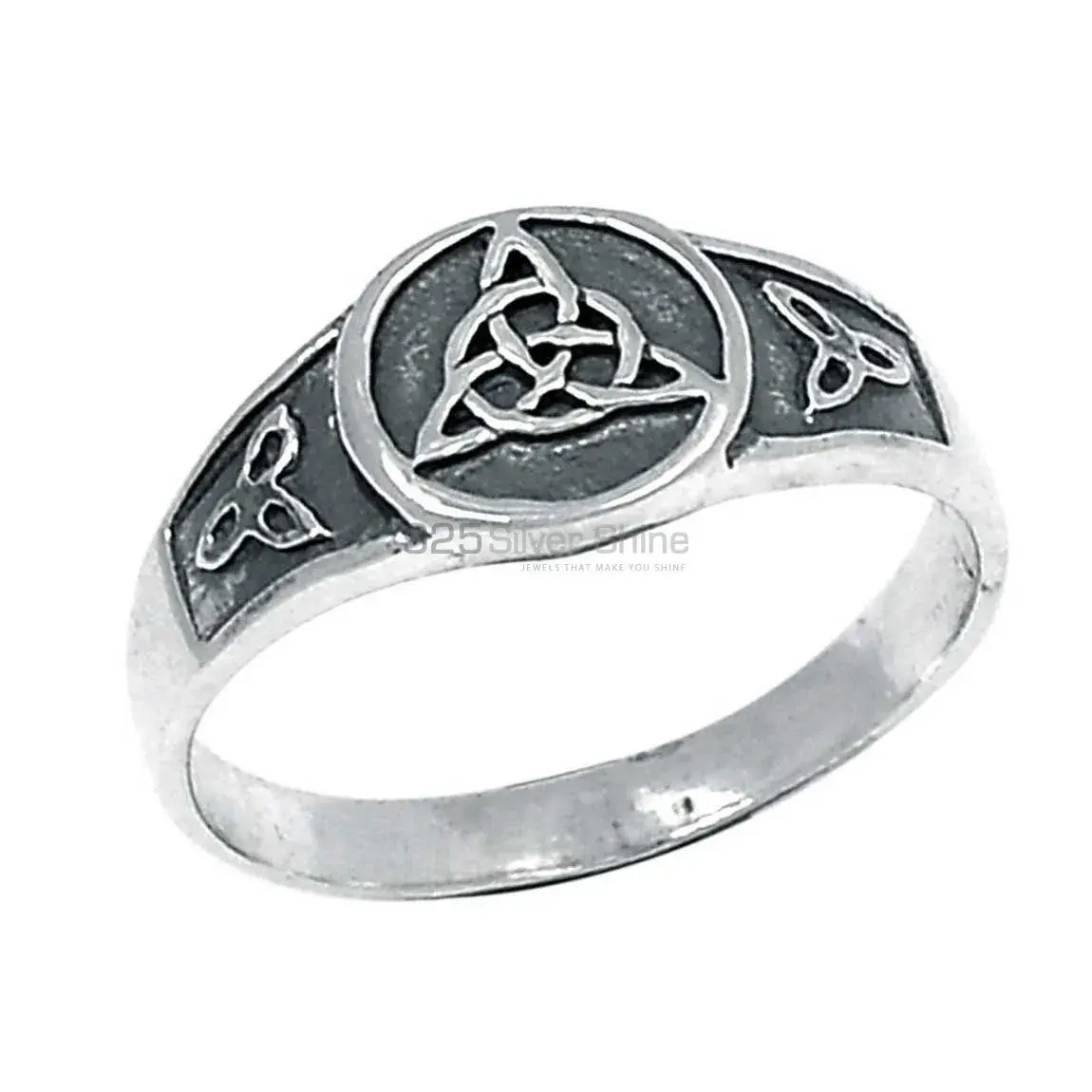 Sterling Silver Meditation Plain Rings 925SR2261