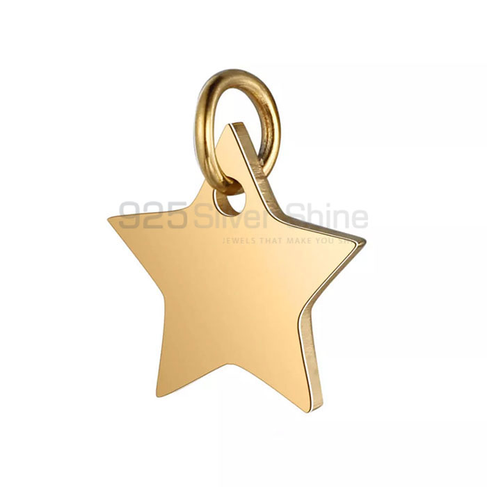 Sterling Silver Star With Bail Pendant Jewelry STMP529_0