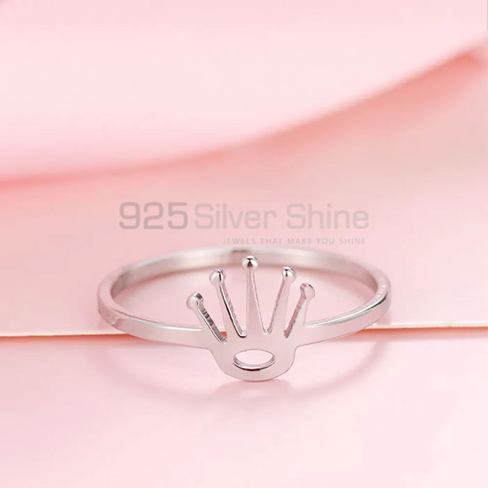 Stunning 925 Silver Crown Ring Anniversary Gift CRMR92_1