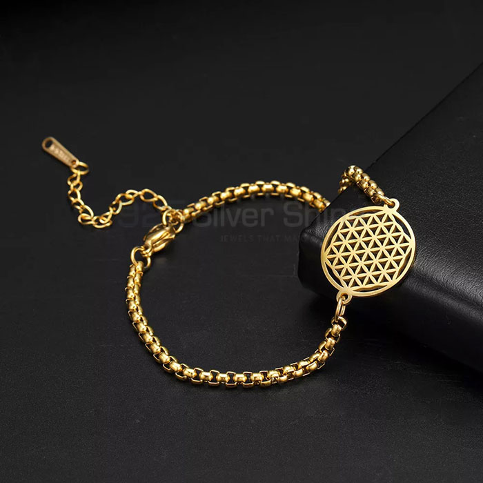 Stunning 925 Silver Geometric Chain Bracelet Designs GMMB278