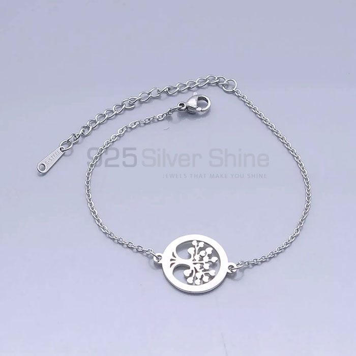 Stunning 925 Silver Life Of Tree Symbol Bracelet TLMB601