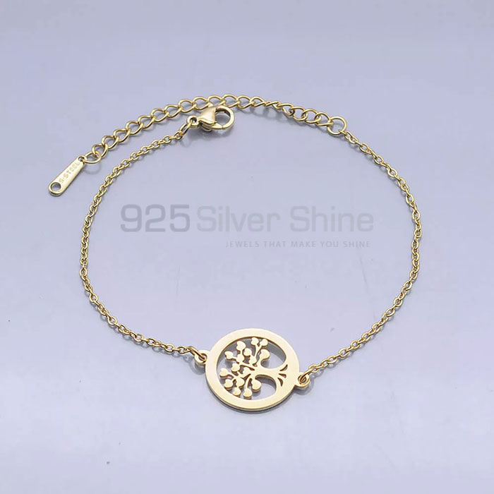Stunning 925 Silver Life Of Tree Symbol Bracelet TLMB601_0