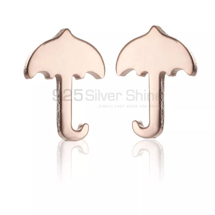Stunning 925 Silver Umbrella Stud Earring For Women's UBME631_2