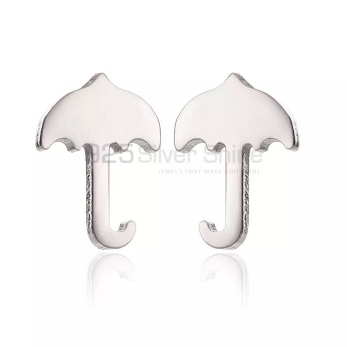 Stunning 925 Silver Umbrella Stud Earring For Women's UBME631_3