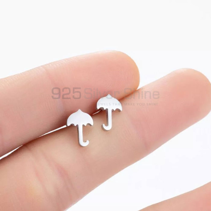 Stunning 925 Silver Umbrella Stud Earring For Women's UBME631_4