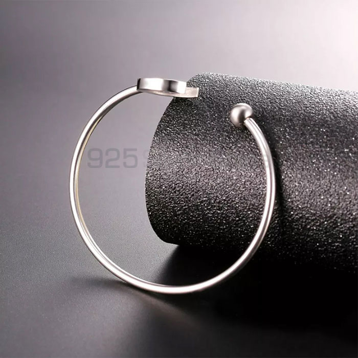 Stunning 925 Sterling Silver Moon Minimalist Cuff Bangle MOMB373_0