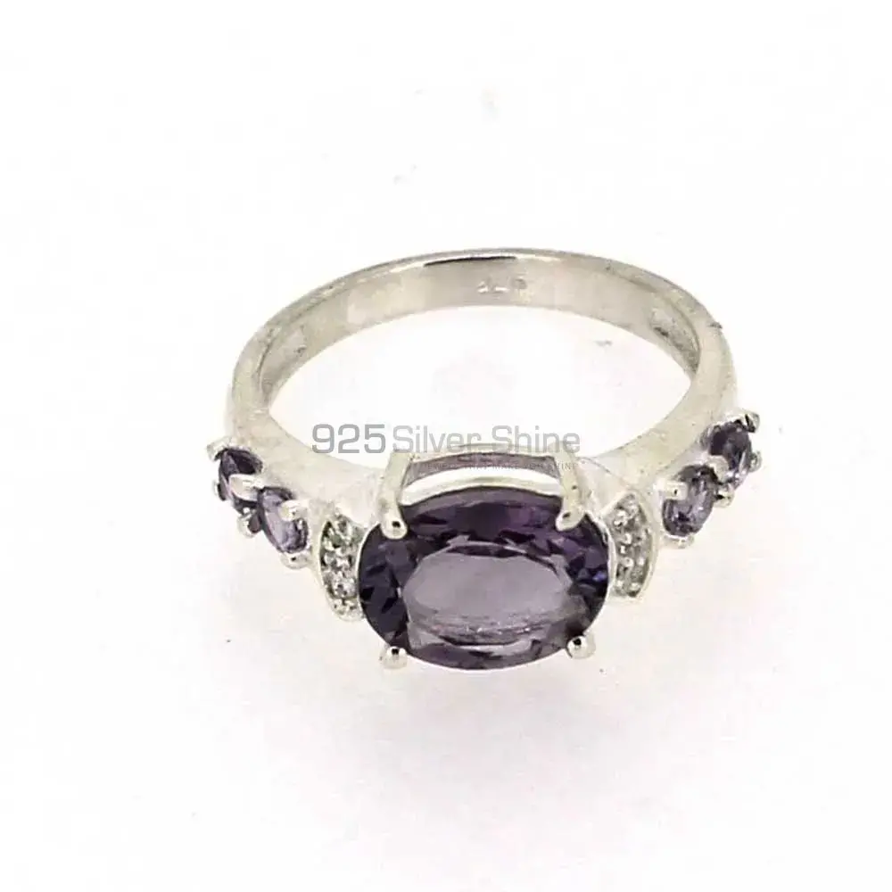 Stunning Amethyst Gemstone Handmade Ring In 925 Silver 925SR010