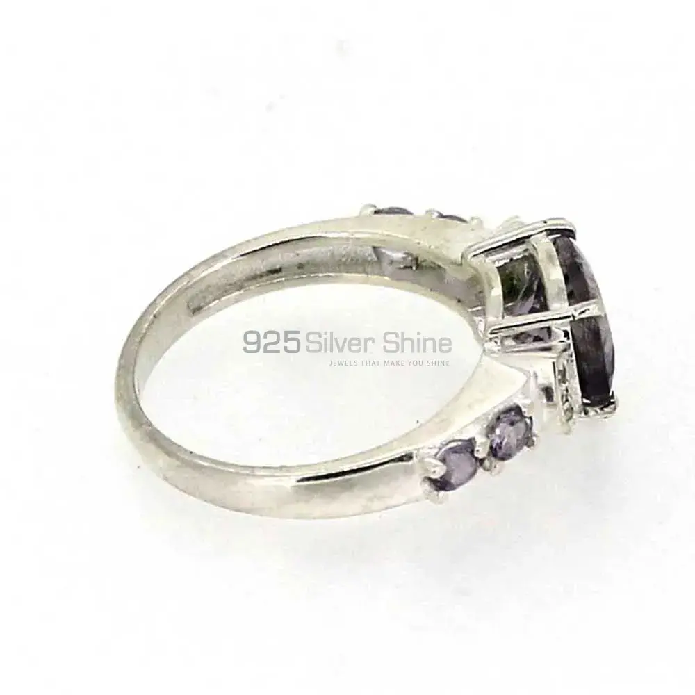 Stunning Amethyst Gemstone Handmade Ring In 925 Silver 925SR010_1