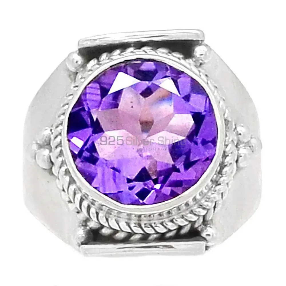 Amethyst Sterling Silver Statement Rings 925SR2382