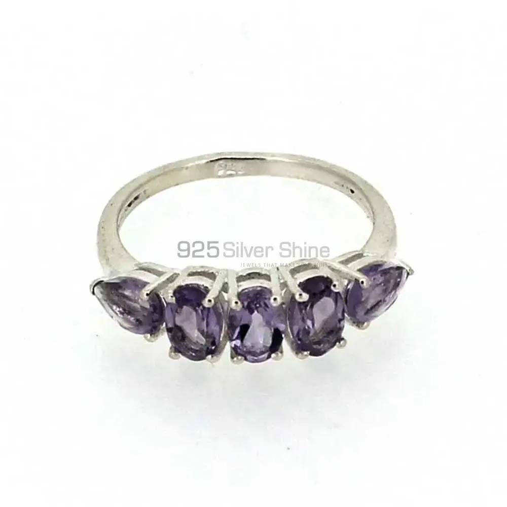 Stunning Amethyst Gemstone Ring In 925 Silver 925SR07-2