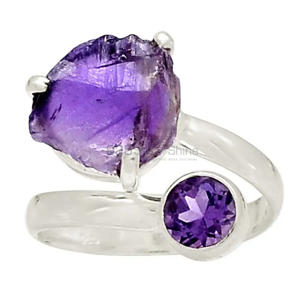 Stunning Amethyst Gemstone Ring In Sterling Silver Jewelry 925SR2377