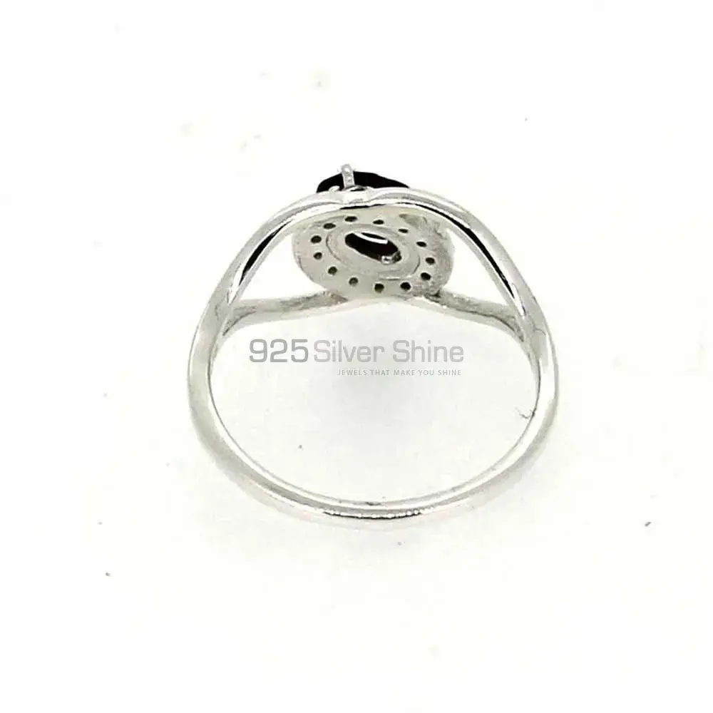 Amethyst Single Stone Sterling Silver Rings 925SR044-5_3