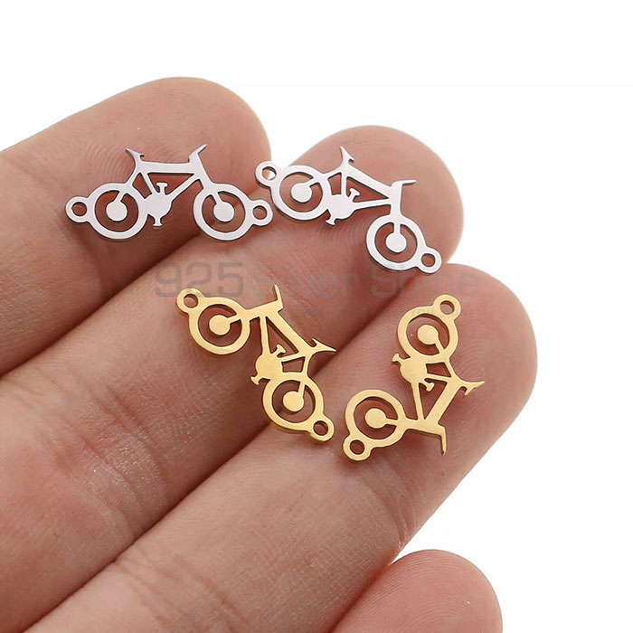 Stunning Bicycle Pendant In 925 Sterling Silver Jewelry For Women's BIMP13_0