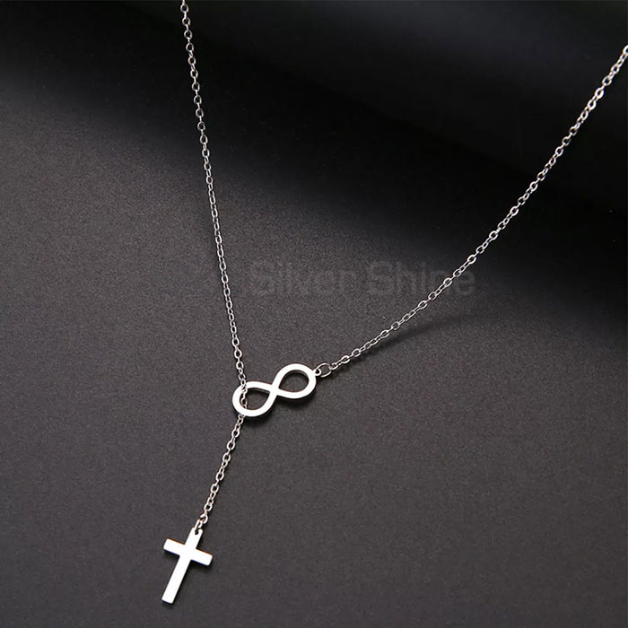 Stunning Custom Cross Minimalist Necklace In 925 Sterling Silver CRME67_3