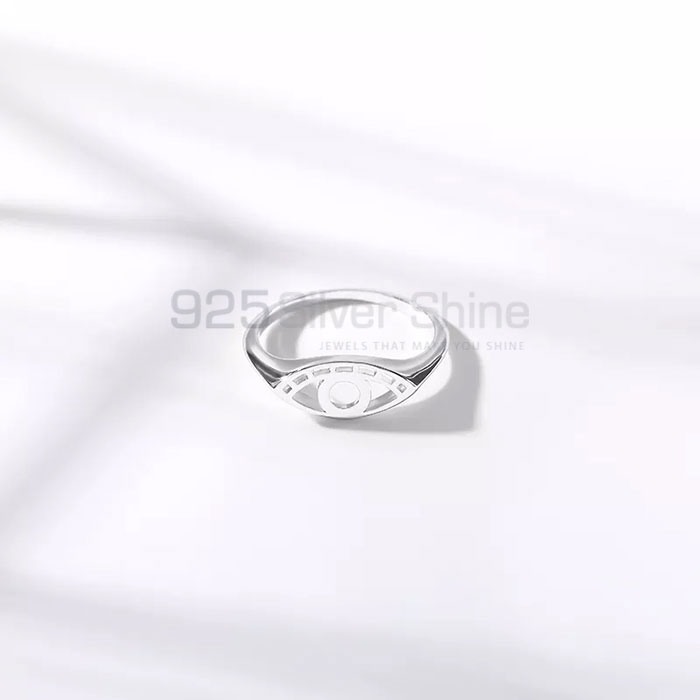 Stunning Eye Minimalist Sterling Silver Ring EYMR93