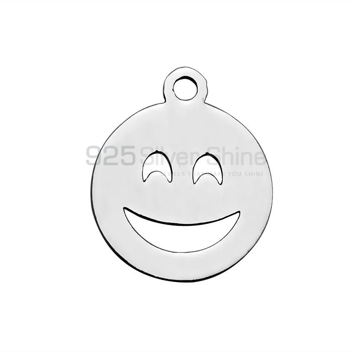 Stunning Face Cut Smiley Emoji Charm Pendant SMMP442