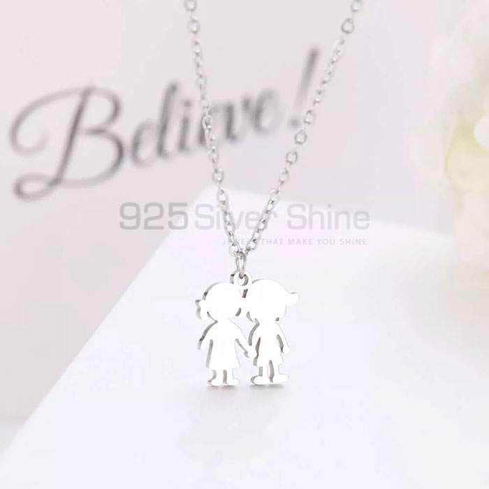 Stunning Family Necklace In 925 Sterling Silver Jewelry FAMN116_2