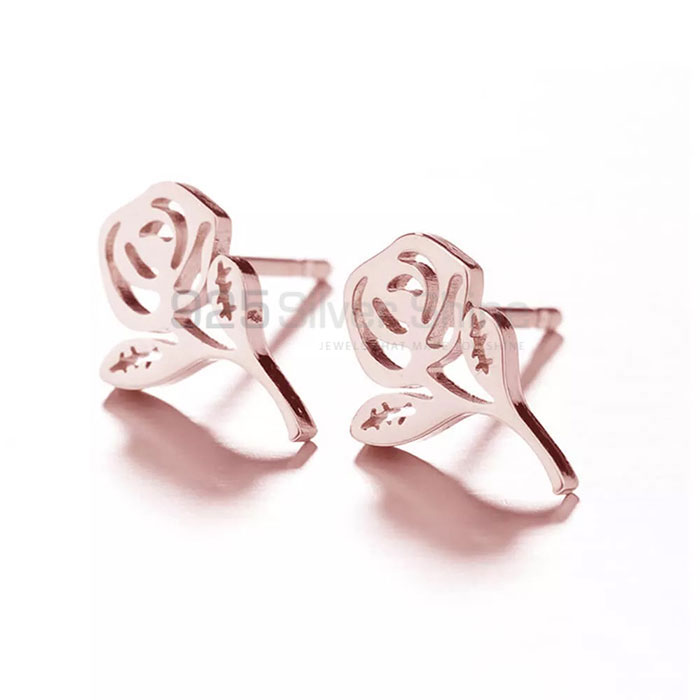 Stunning Flower 925 Sterling Silver Stud Earring Jewelry FWME200_1