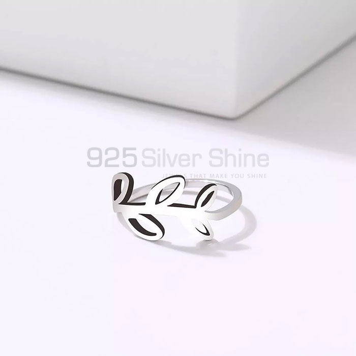 Stunning Flower Minimalist Handmade Ring In 925 Silver FWMR235