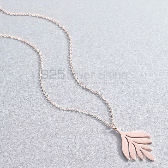 Stunning Flower Minimalist Necklace In Sterling Silver FWMN210