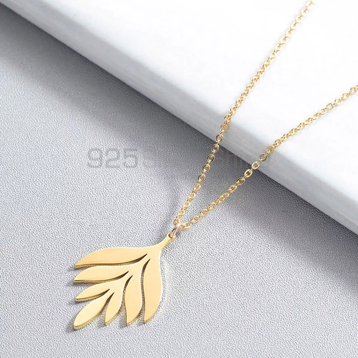 Stunning Flower Minimalist Necklace In Sterling Silver FWMN210_0