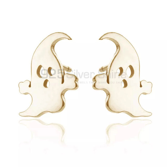 Stunning Halloween Minimalist Stud Earring In Sterling Silver HOME325_0