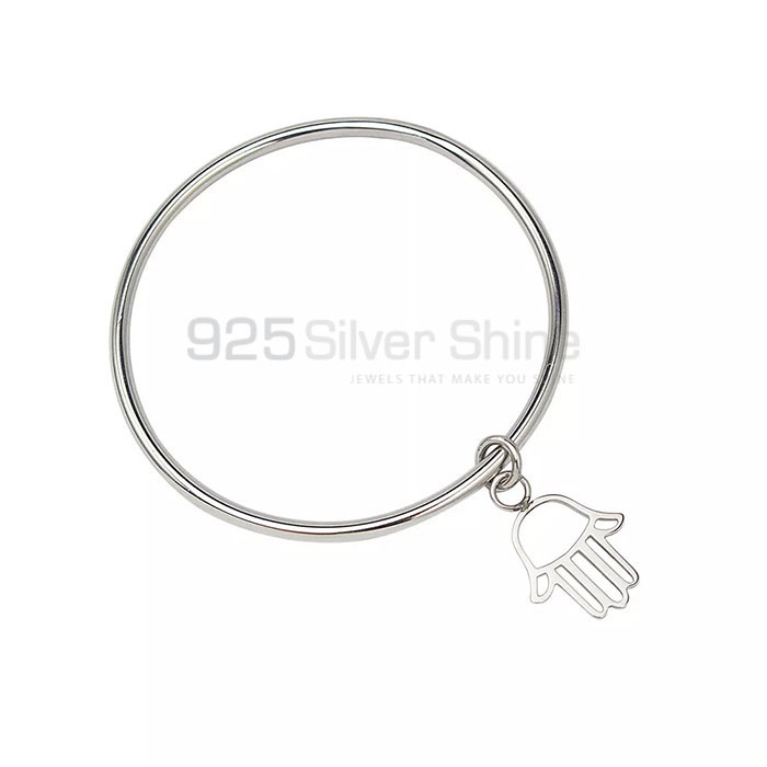 Stunning Hamsa Charm Bangle Or Bracelet In Sterling Silver HMMB304