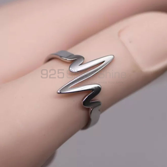 Stunning Heart Beads Minimalist Ring In Sterling Silver HBMR323_2