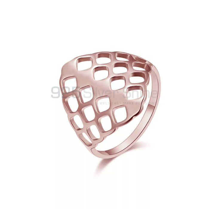 Stunning Honey Bee Minimalist Ring In Sterling Silver HBMR338_1