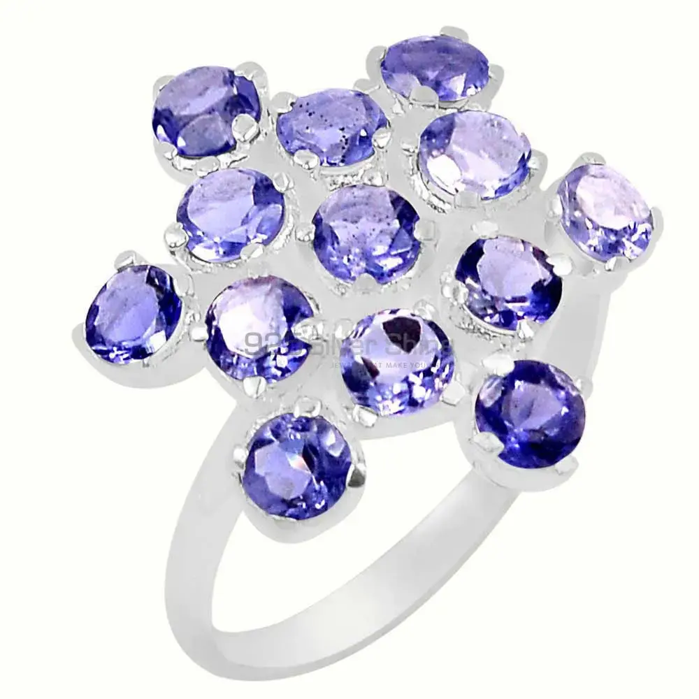 Stunning Iolite Gemstone Designer Ring In Sterling Silver 925SR065-2