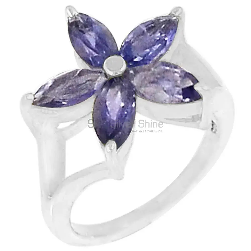 Stunning Iolite Semi Precious Gemstone Ring In 925 Sterling Silver 925SR055-4