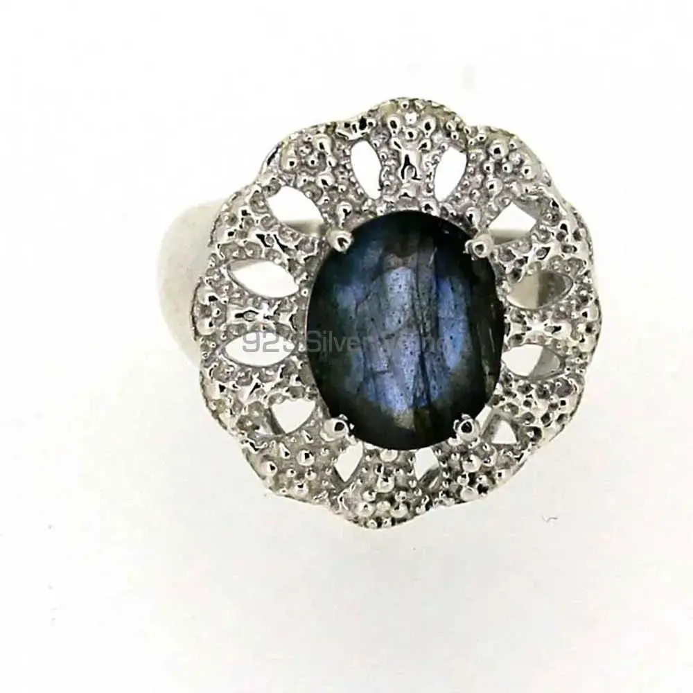 Stunning Labradorite Gemstone Ring In 925 Sterling Silver 925SR018-3