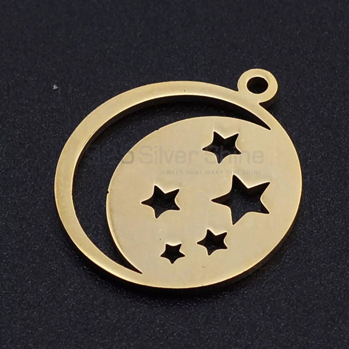 Stunning Moon And Star Look Pendant In 925 Silver STMP524_0