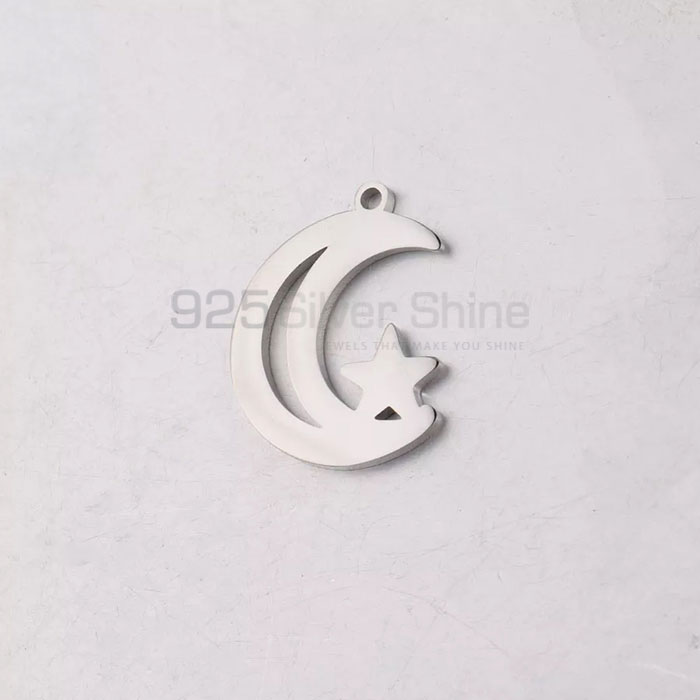 Stunning Moon Charm Pendant In Sterling Silver MOMP397