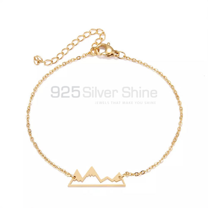 Stunning Mountain View Sterling Silver Bracelet MUMB405