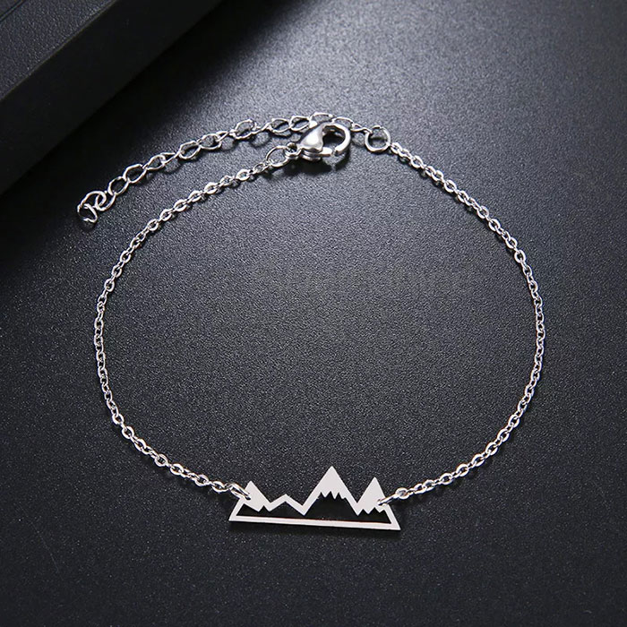 Stunning Mountain View Sterling Silver Bracelet MUMB405_1