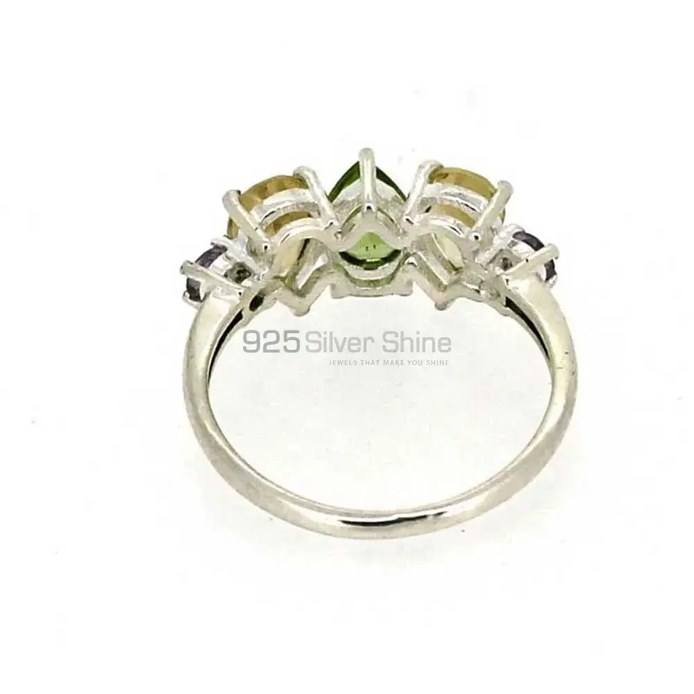 Stunning Multi Stone Gemstone Handmade Ring In Sterling Silver 925SR03-3_2