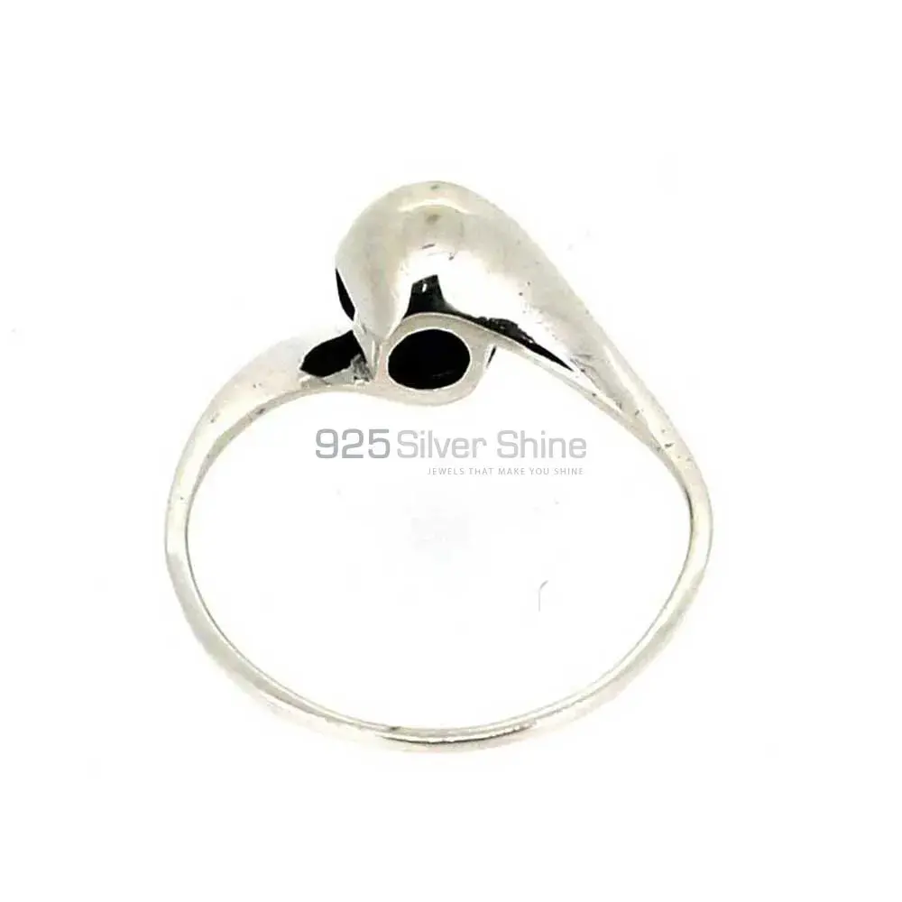 Stunning Black Onyx Gemstone Sterling Silver Rings 925SR023-1_0
