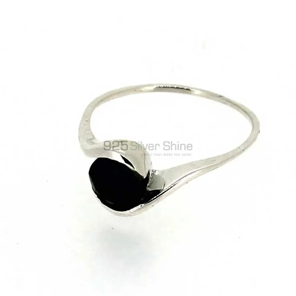 Stunning Black Onyx Gemstone Sterling Silver Rings 925SR023-1_2