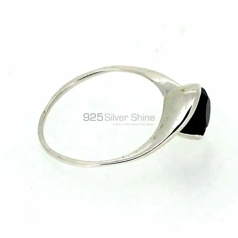 Stunning Black Onyx Gemstone Sterling Silver Rings 925SR023-1_2