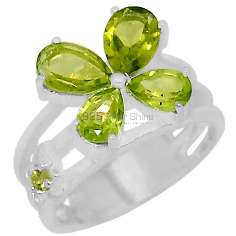 Stunning Peridot Gemstone Handmade Ring In Solid Silver 925SR097-1