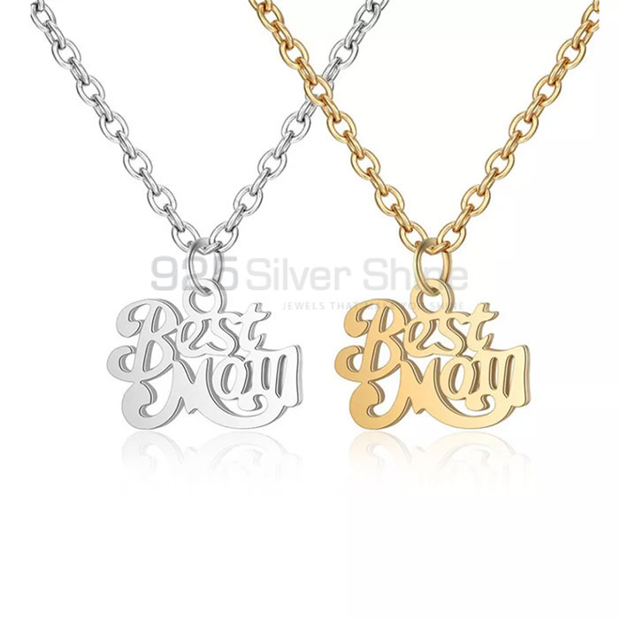 Stunning Personalized Family Minimalist Necklace 925 Silver FAMN115_0