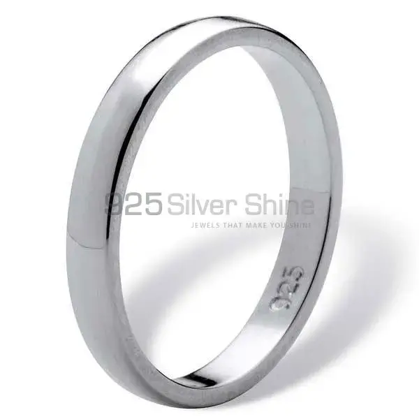 Stunning Plain Silver Rings Jewelry 925SR2710