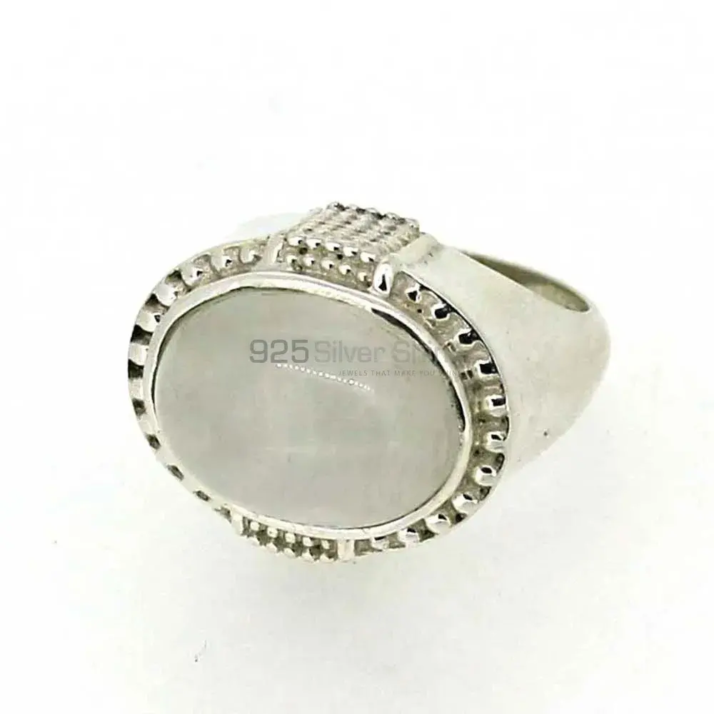 Stunning Rainbow Gemstone Ring In Sterling Silver 925SR042-4_0