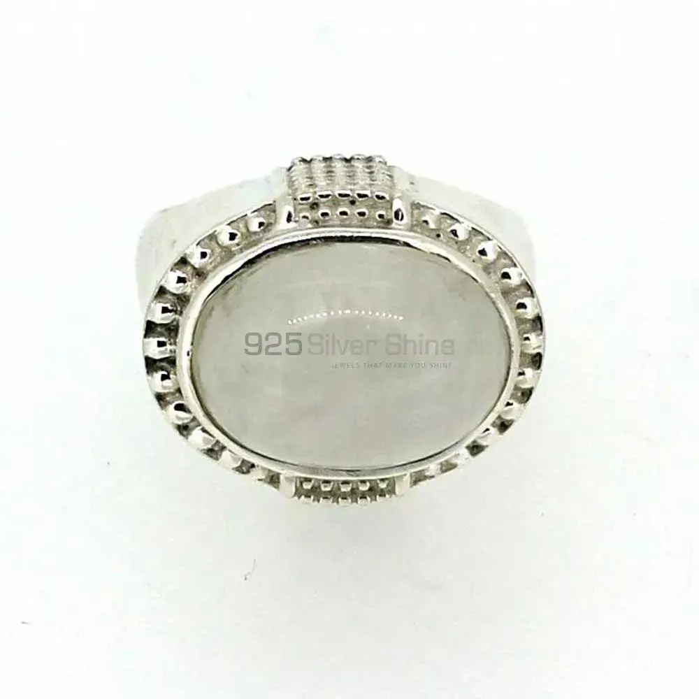 Stunning Rainbow Gemstone Ring In Sterling Silver 925SR042-4_4